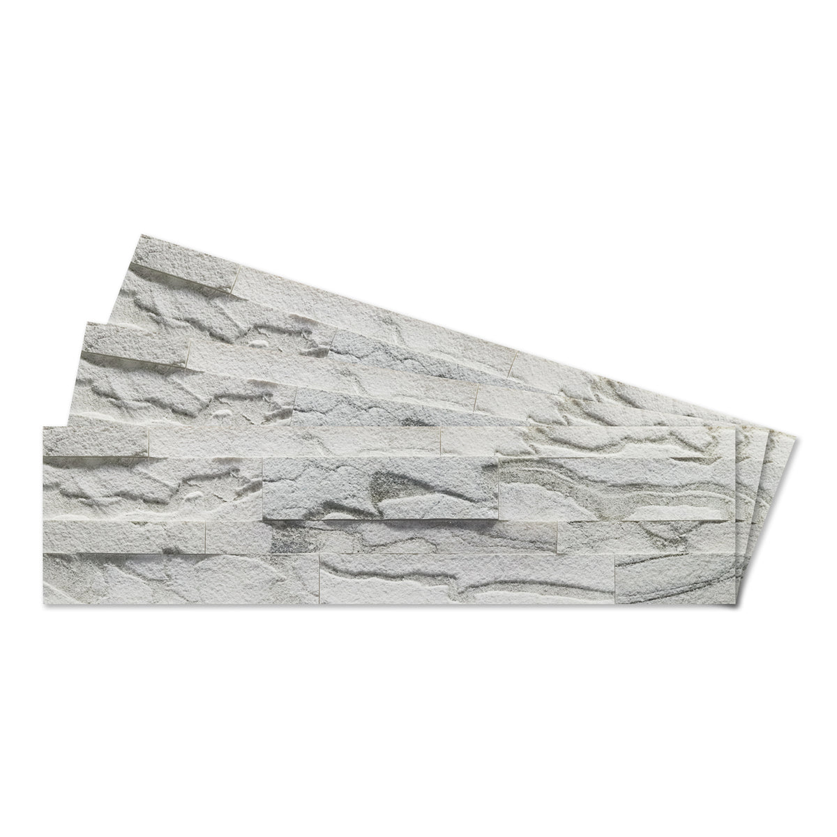 Pearl Bush 3D Peel & Stick Self-Adhesive Real Stone Tiles | Stone